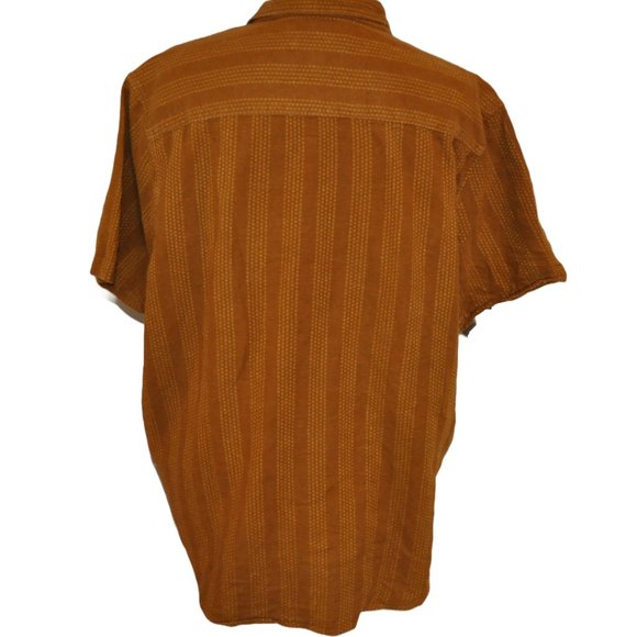 Madewell Men's Casual Button Down Shirt in Mustard - Picture 3 of 6